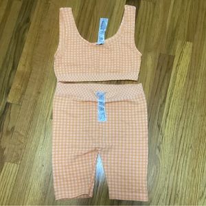 Never Worn 2 Piece Zara Short Set